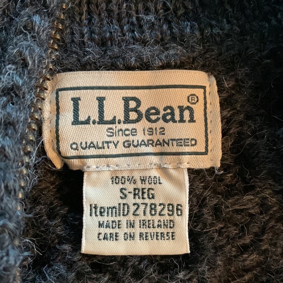LL Bean Irish Fisherman Sweater - Picture 8 of 9